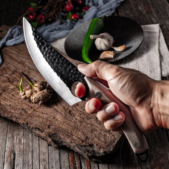 couteau a viande pratique transportable