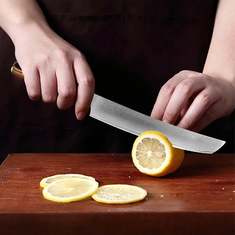 couteau a viande trancher agrume
