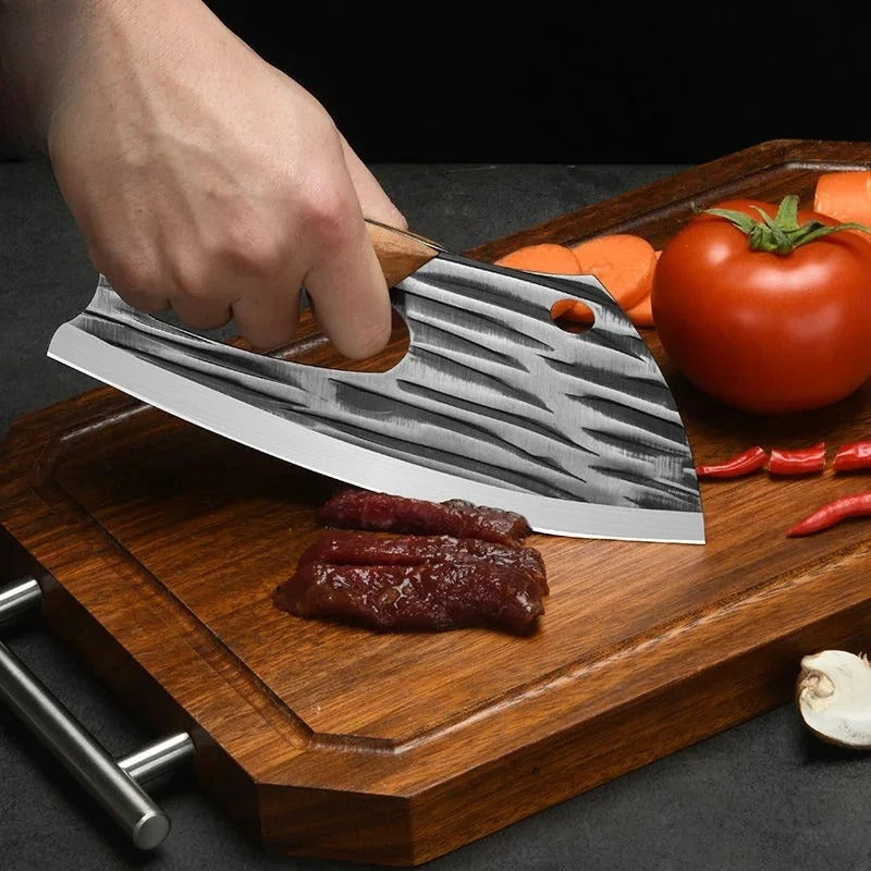 couteau hachoir preparation repas