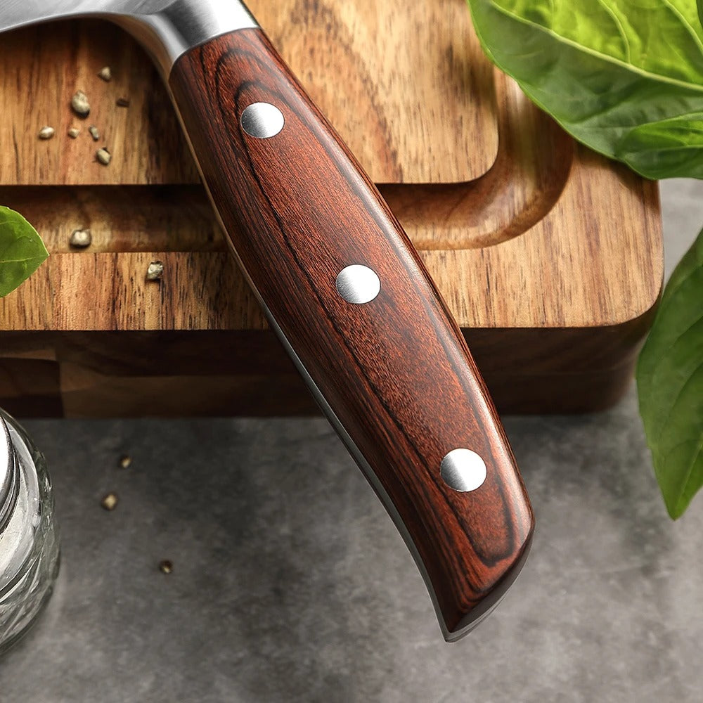 couteau santoku manche confortable