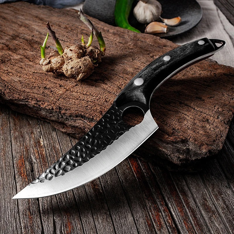 couteau a viande variante noir
