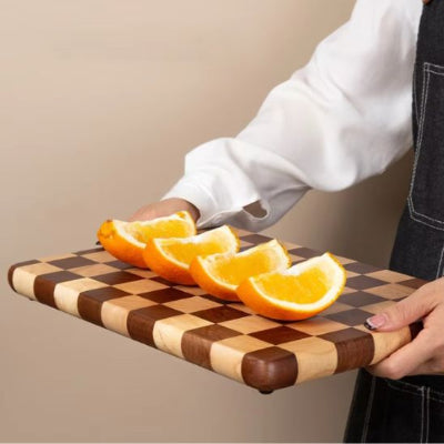 Planche a decouper bois | Damier Impec™ - Cuistot Plutôt