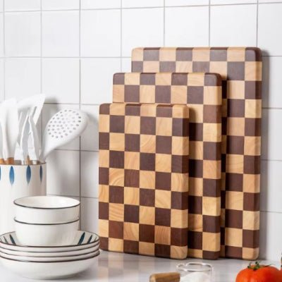 Planche a decouper bois | Damier Impec™ - Cuistot Plutôt