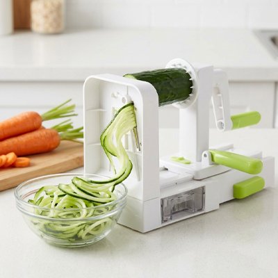 spiraliseur de légumes plusieurs légumes