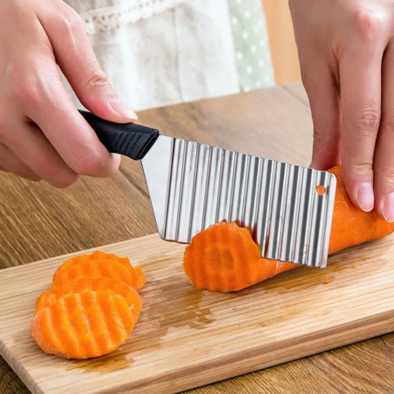 Decoupe frite carotte ondulee