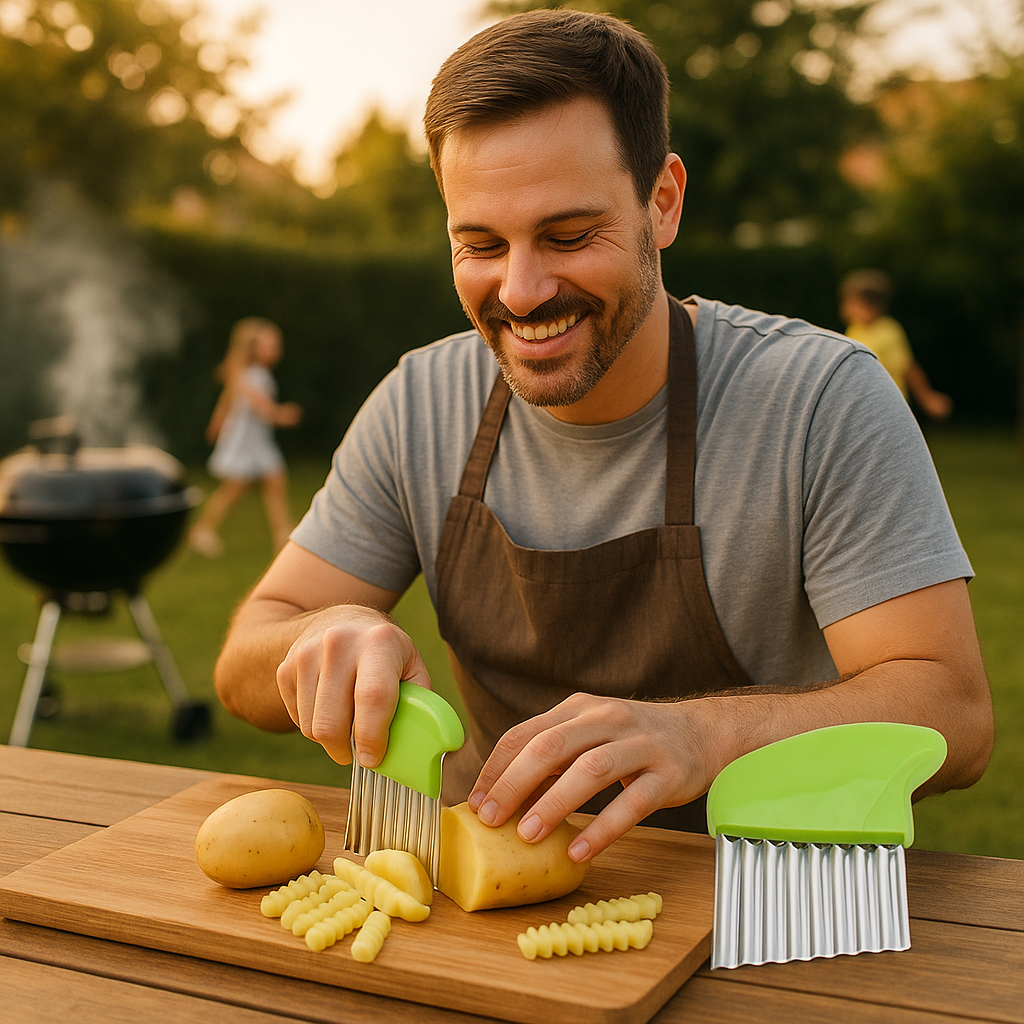 Decoupe frite pratique et portable