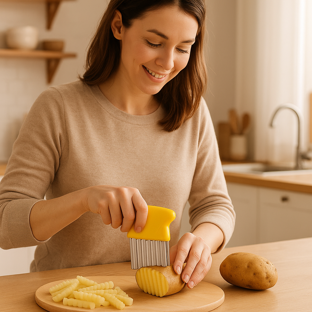 Decoupe frite utilisation simple