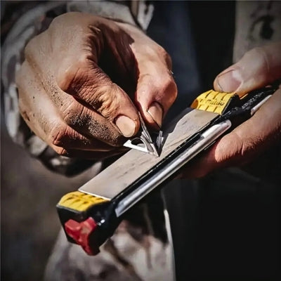 affuteur de couteau jaune