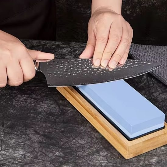 affuteur de couteau pierre bleu