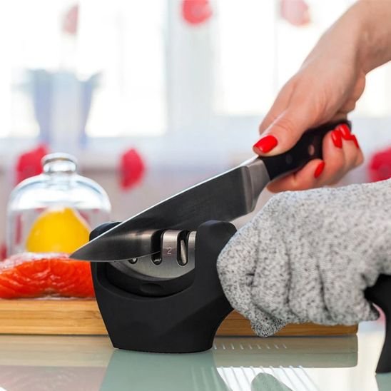 aiguiseur couteau poignee confortable