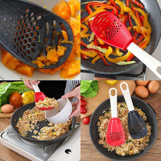 All - in - one Spoon™ | Cuillère pour piler, égoutter, râper - Cuistot Plutôt