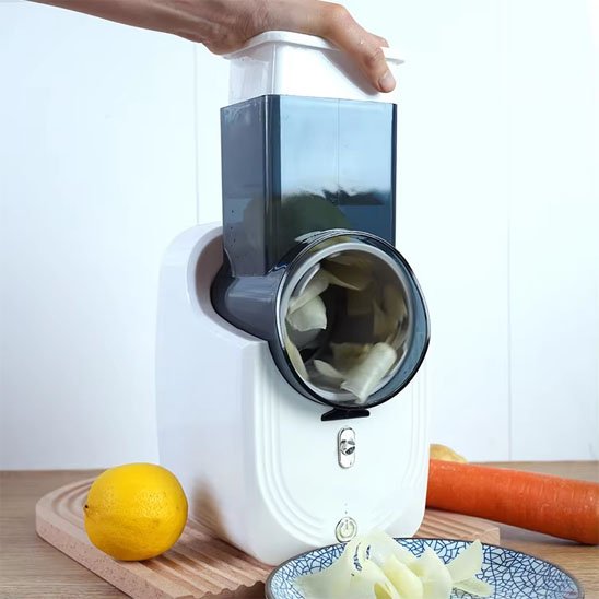coupe legume electrique blanc