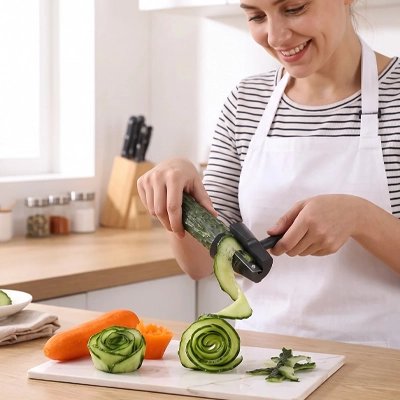 Coupe legume manuel tranche concombre