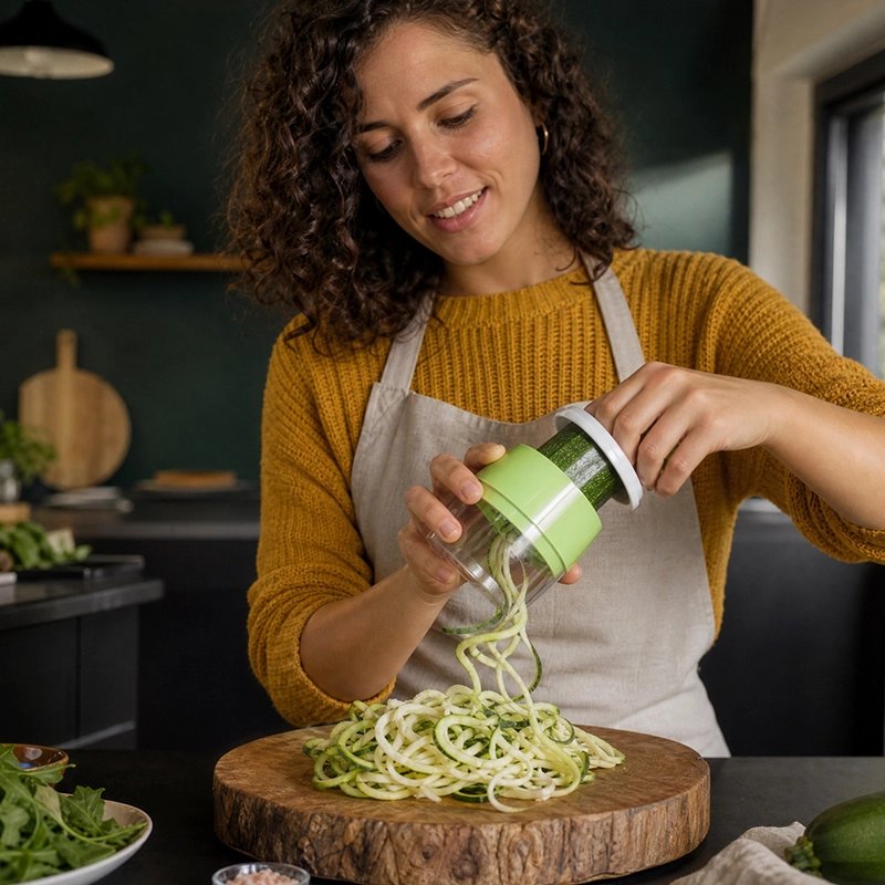 Coupe legumes courgette en spirale