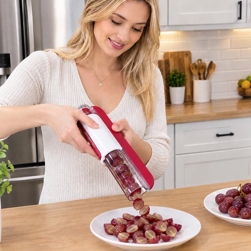 Coupe légumes manuel tranche plusieurs raisins