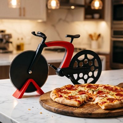 Couteau à pizza avec double roulette