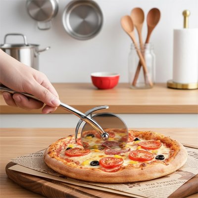 Couteau à pizza facile à manipuler