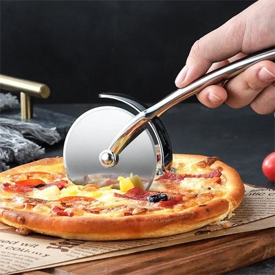 Couteau à pizza poignée confortable
