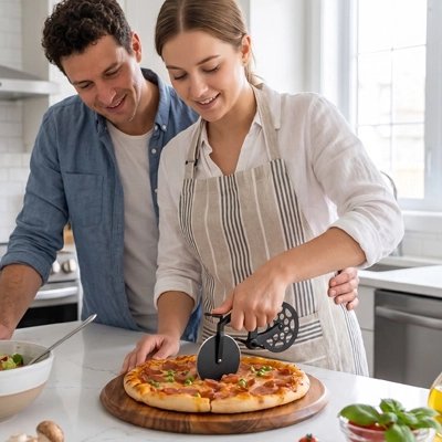  Couteau à pizza sans effort
