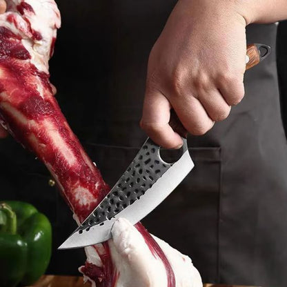 couteau a viande autour d`os
