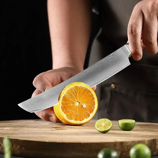 couteau a viande couper citron