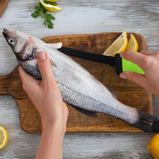couteau a viande evider poisson