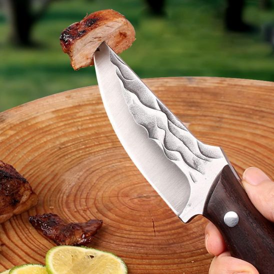 couteau a viande piquer viande