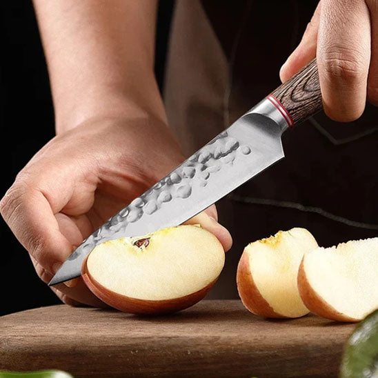 couteau a viande trancher pommes