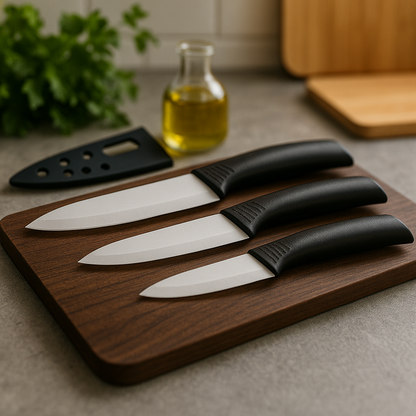 couteau ceramique ensemble trois