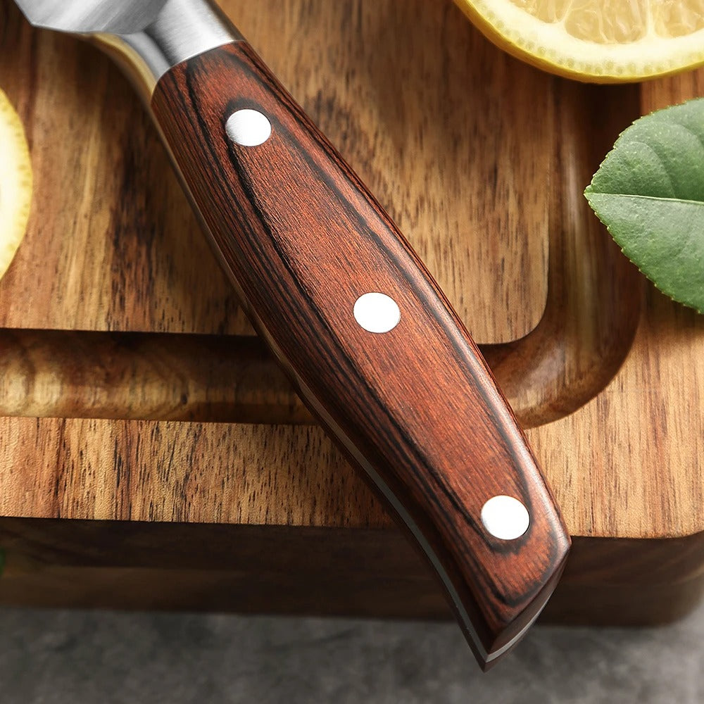 couteau d office manche en bois