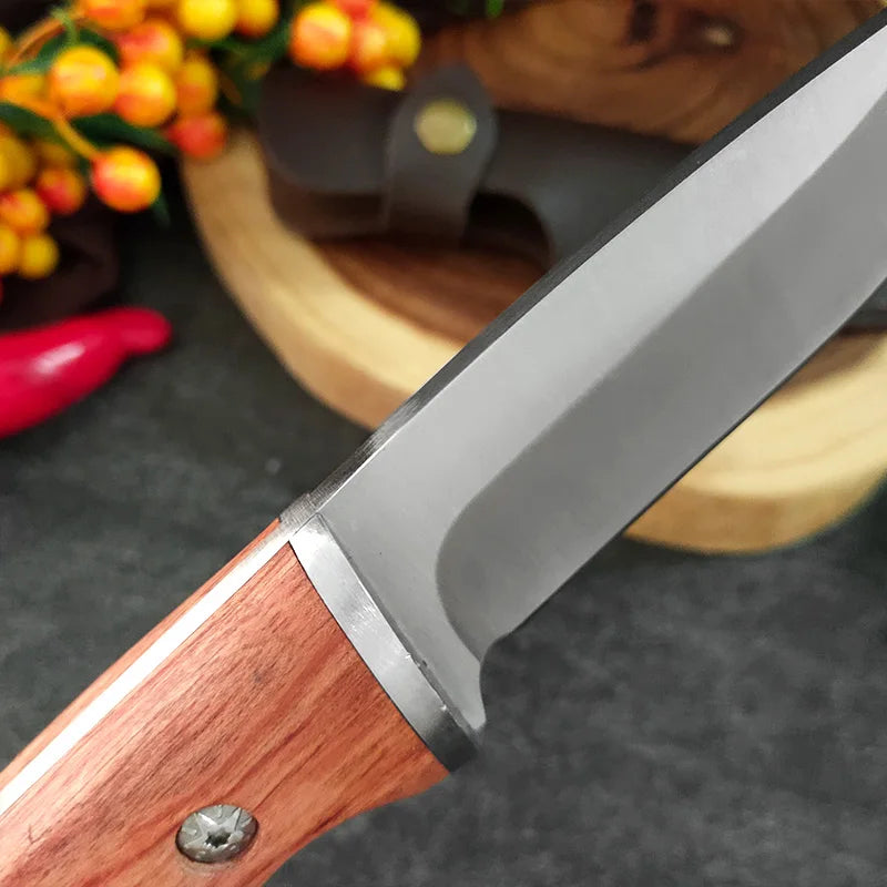 couteau de boucher manche et lame fusion
