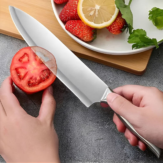 couteau de boucher tranche tomate
