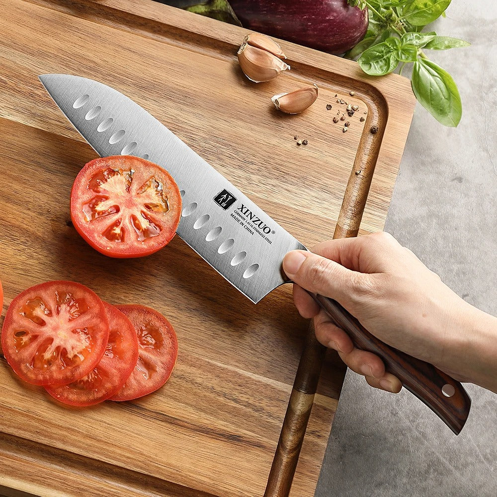 couteau de cuisine professionnel tomates