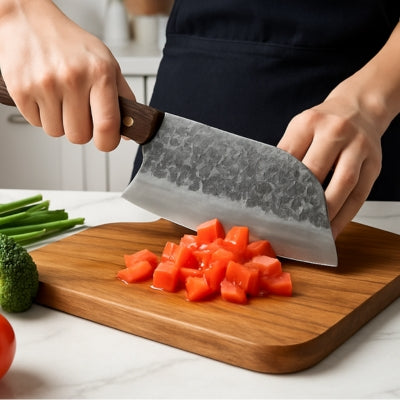 couteau hachoir coupe legumes