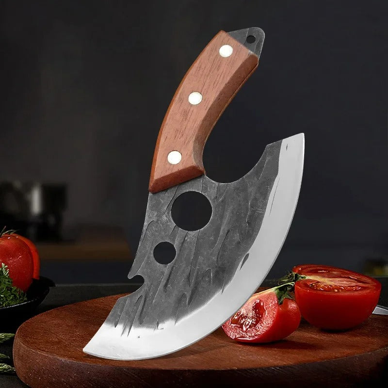 couteau hachoir couper tomate