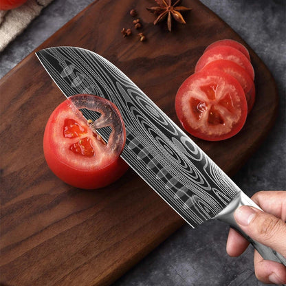 couteau japonais santoku lame tranchante