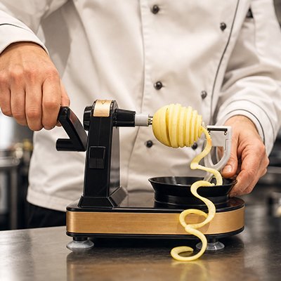 Éplucheur à pommes sans gaspillage