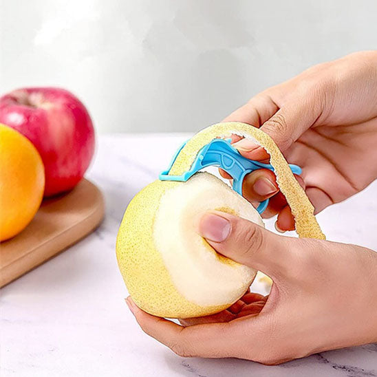 eplucheur pomme bleu
