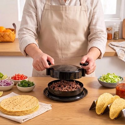 Hachoir à viande manuel à double poignée ergonomique