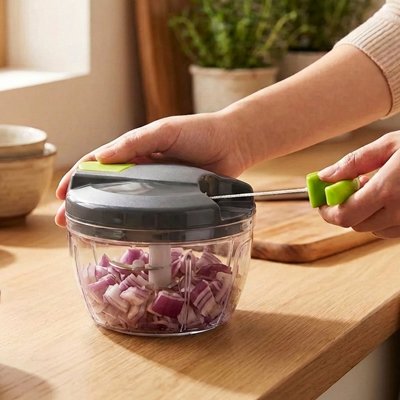 Hachoir manuel oignons sans larmes