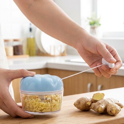 Mini hachoir traction corde