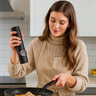  Moulin à poivre électrique​ par gravité