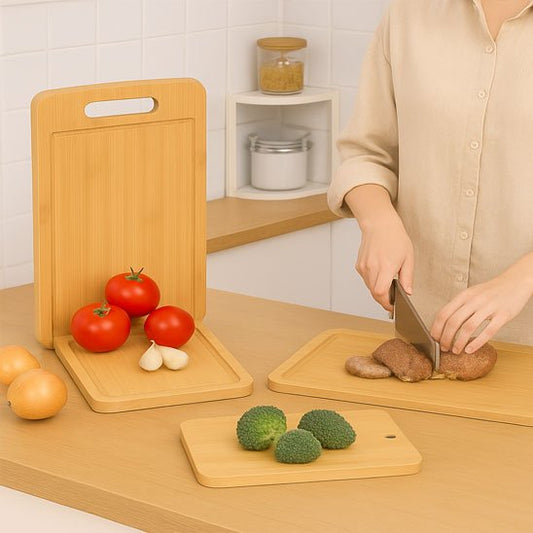 Planche à découper bois plusieurs utilités