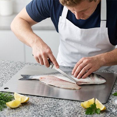 Planche a decouper coupe poisson