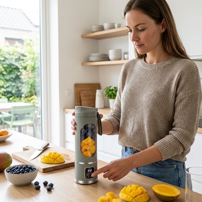  presse fruits ecran digital