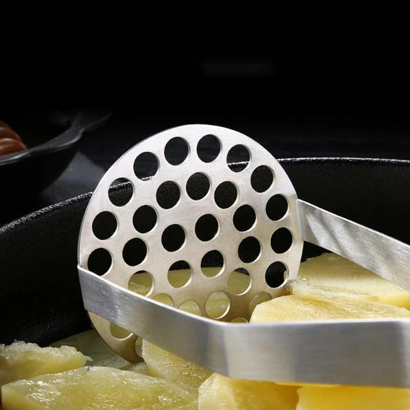 presse puree tete en acier inoxydable