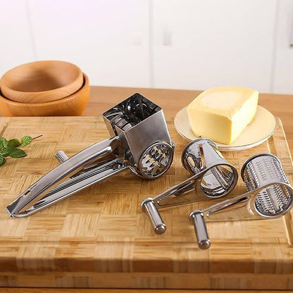 Râpe à fromage tambours interchangeables