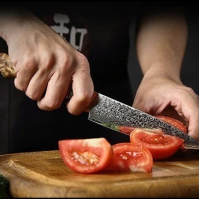 set couteau de cuisine decoupe tomate