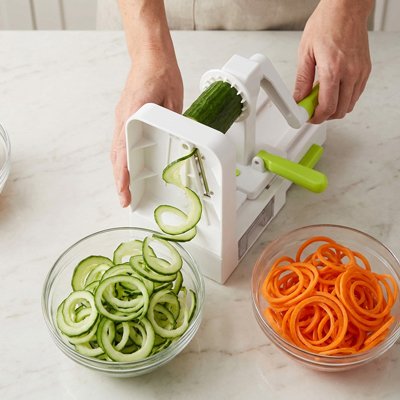 spiraliseur de légumes plusieurs coupes