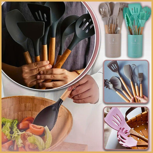 Ustensiles de cuisine 12 pieces | ChefChic™ - Cuistot Plutôt